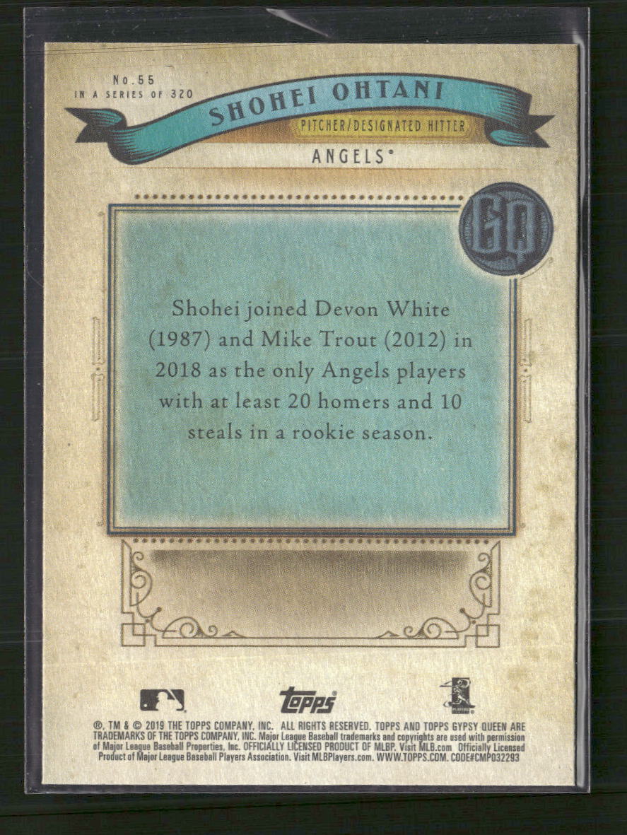 2019 Topps Gypsy Queen Shohei Ohtani #55