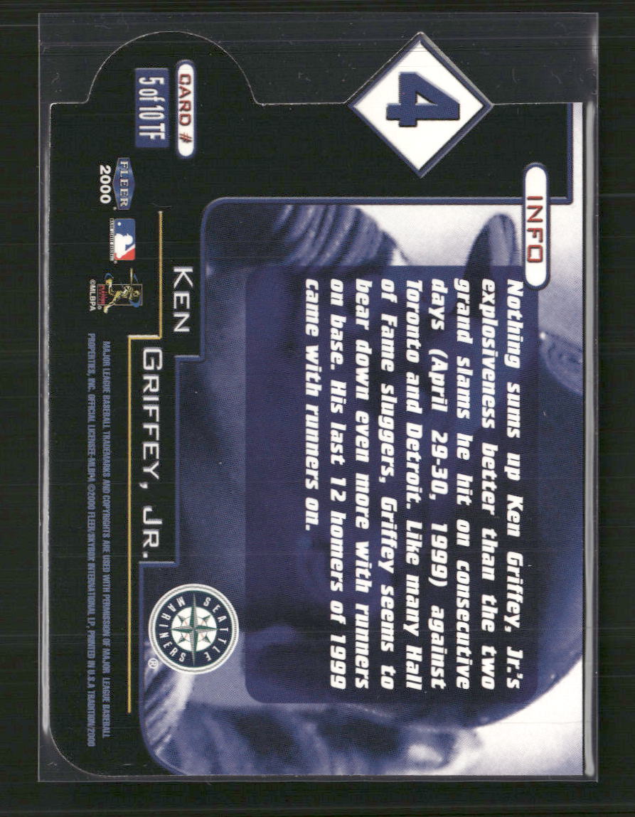 2000 Fleer Tradition Ten-4 Ken Griffey, Jr. #5 TF