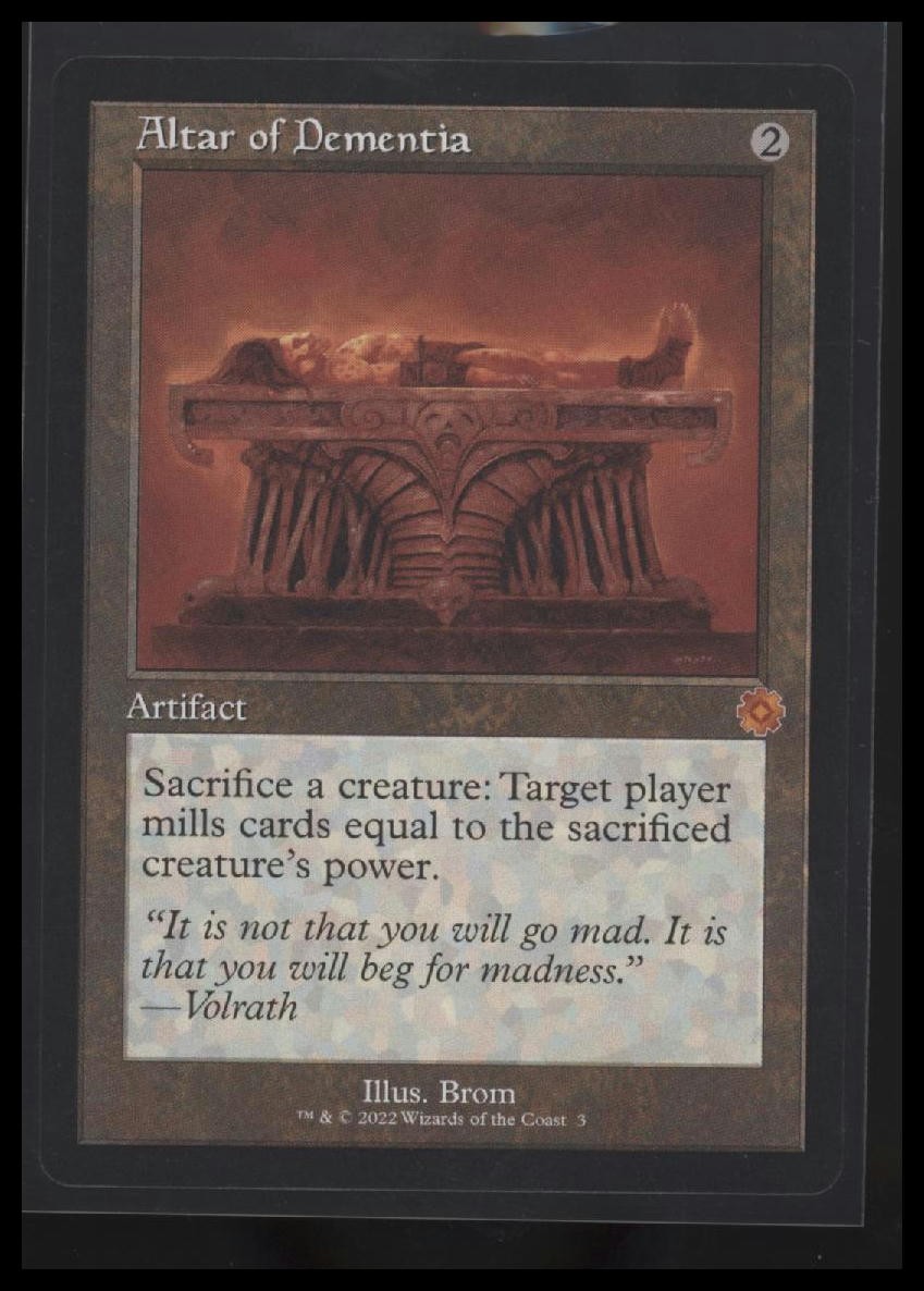 Altar of Dementia The Brothers' War: Retro Frame Artifacts #3