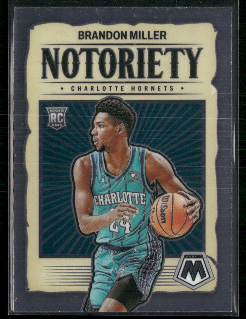 2023-24 Panini Mosaic #10 Brandon Miller Noteriety