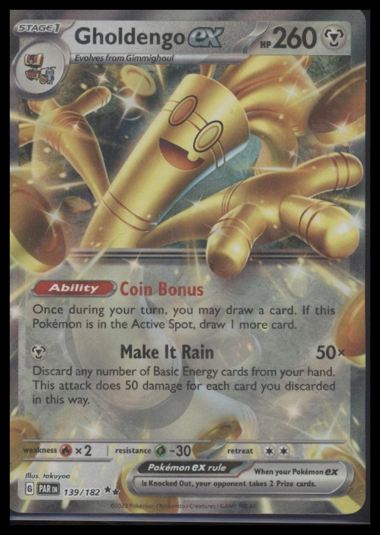 Gholdengo ex SV04: Paradox Rift #139/182