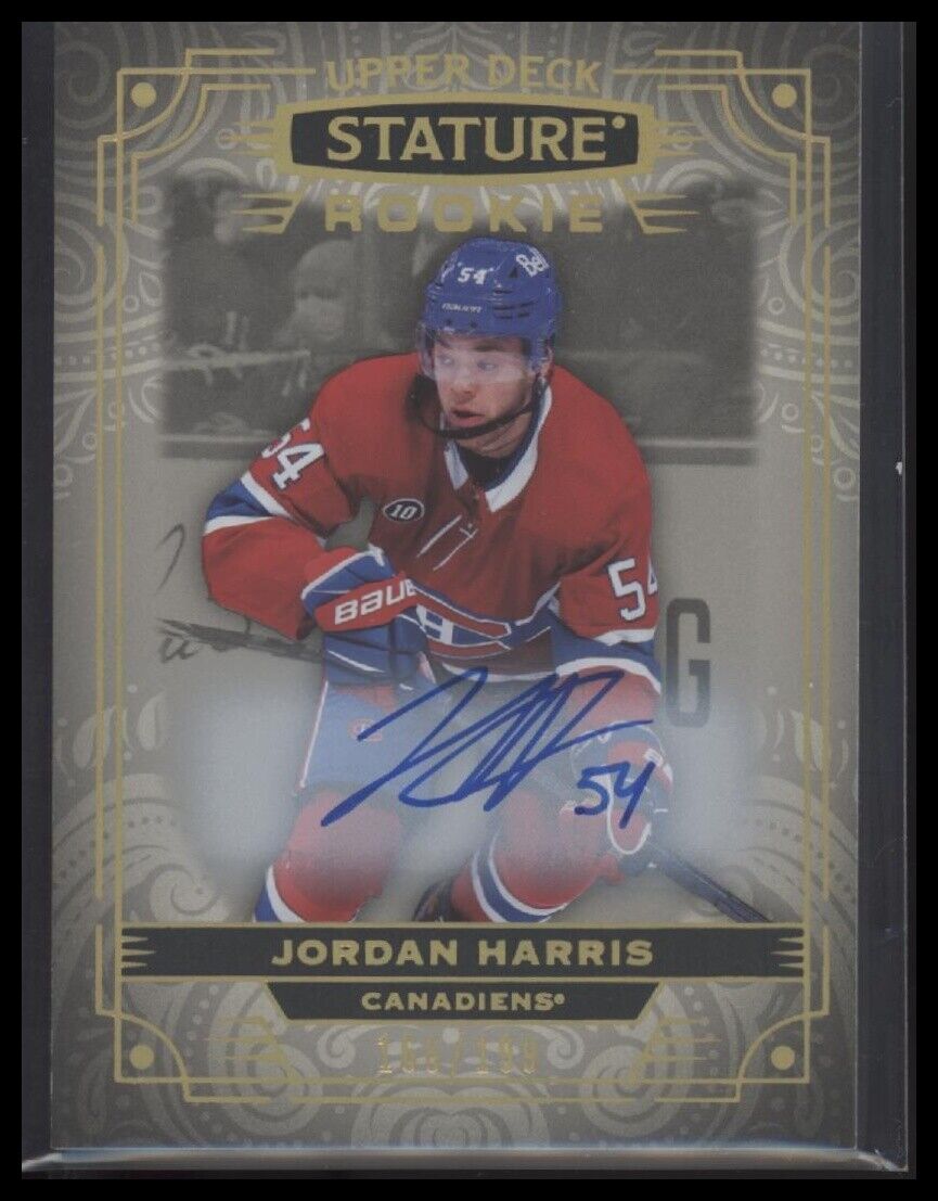 2022-23 Upper Deck Stature #157 Jordan Harris Autographs #/199