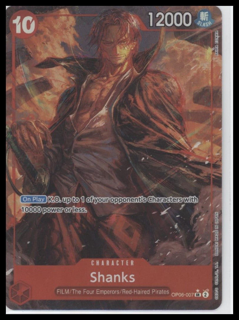 Shanks (Alternate Art) Wings of the Captain #OP06-007