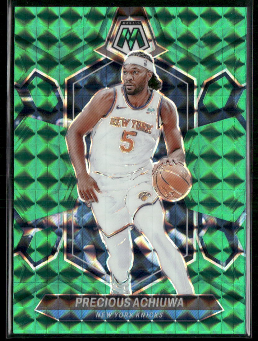 2023-24 Panini Mosaic #34 Precious Achiuwa Teal #/75