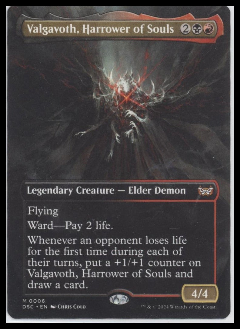 Valgavoth, Harrower of Souls (Borderless) Duskmourn #6