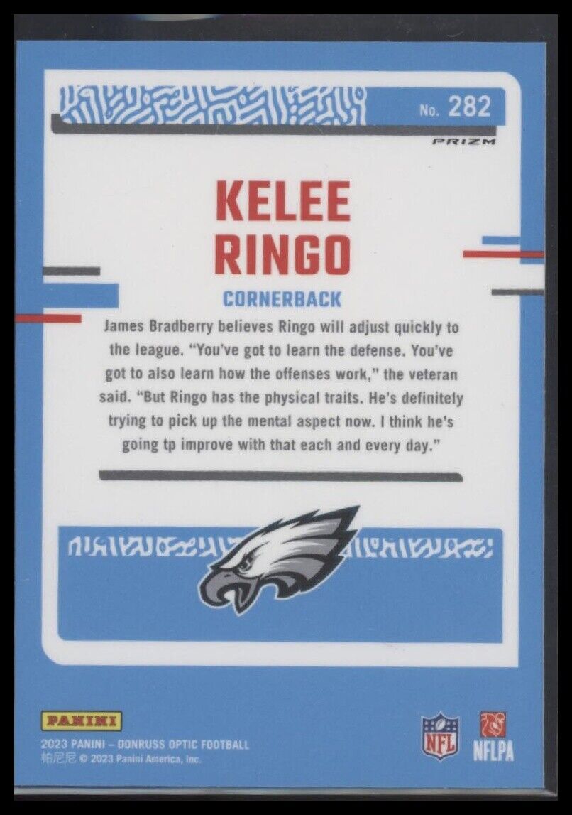 2023 Donruss Optic #282 Kelee Ringo Blue Hyper