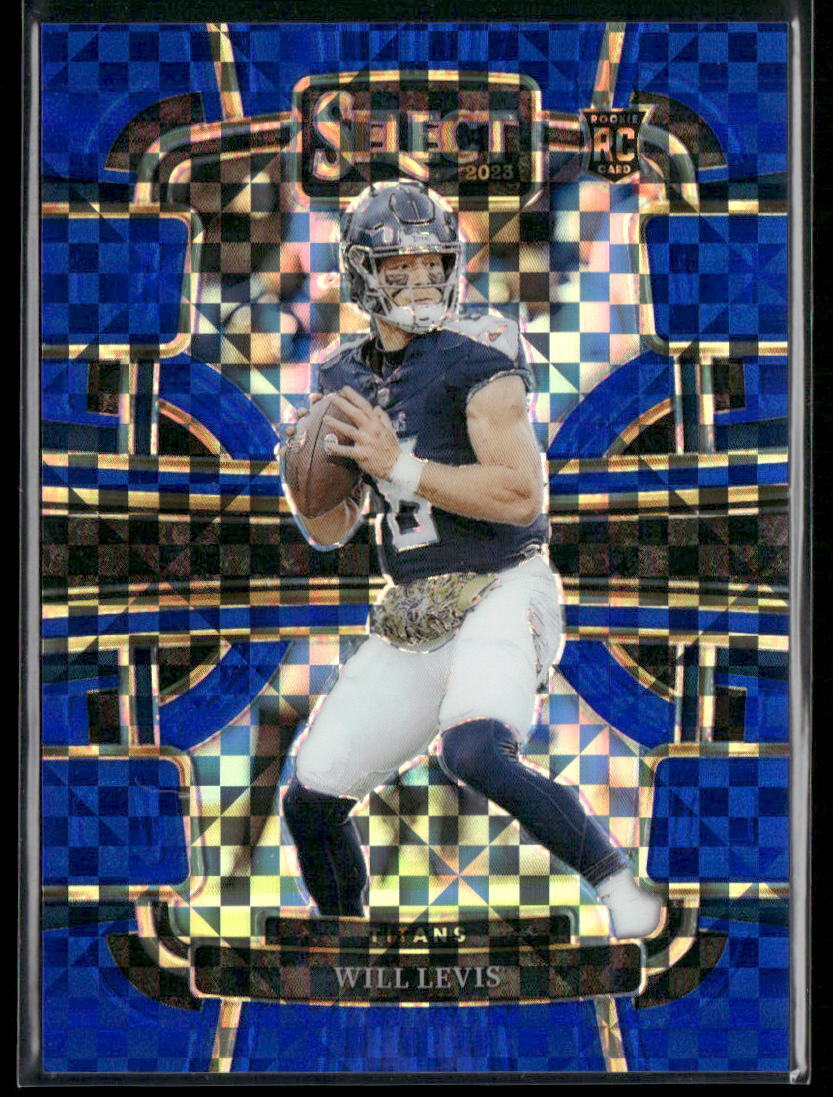 2023 Panini Select #96 Will Levis Blue Prizms #/199