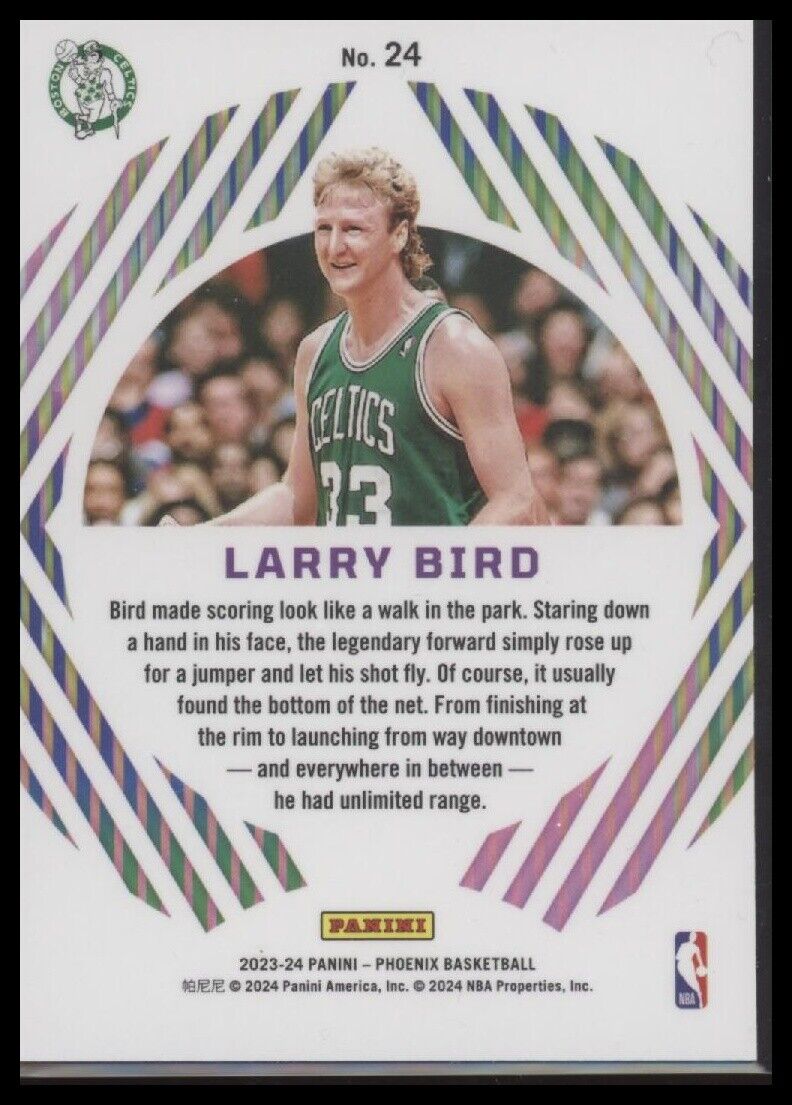 2023-24 Panini Phoenix #24 Larry Bird Mystique