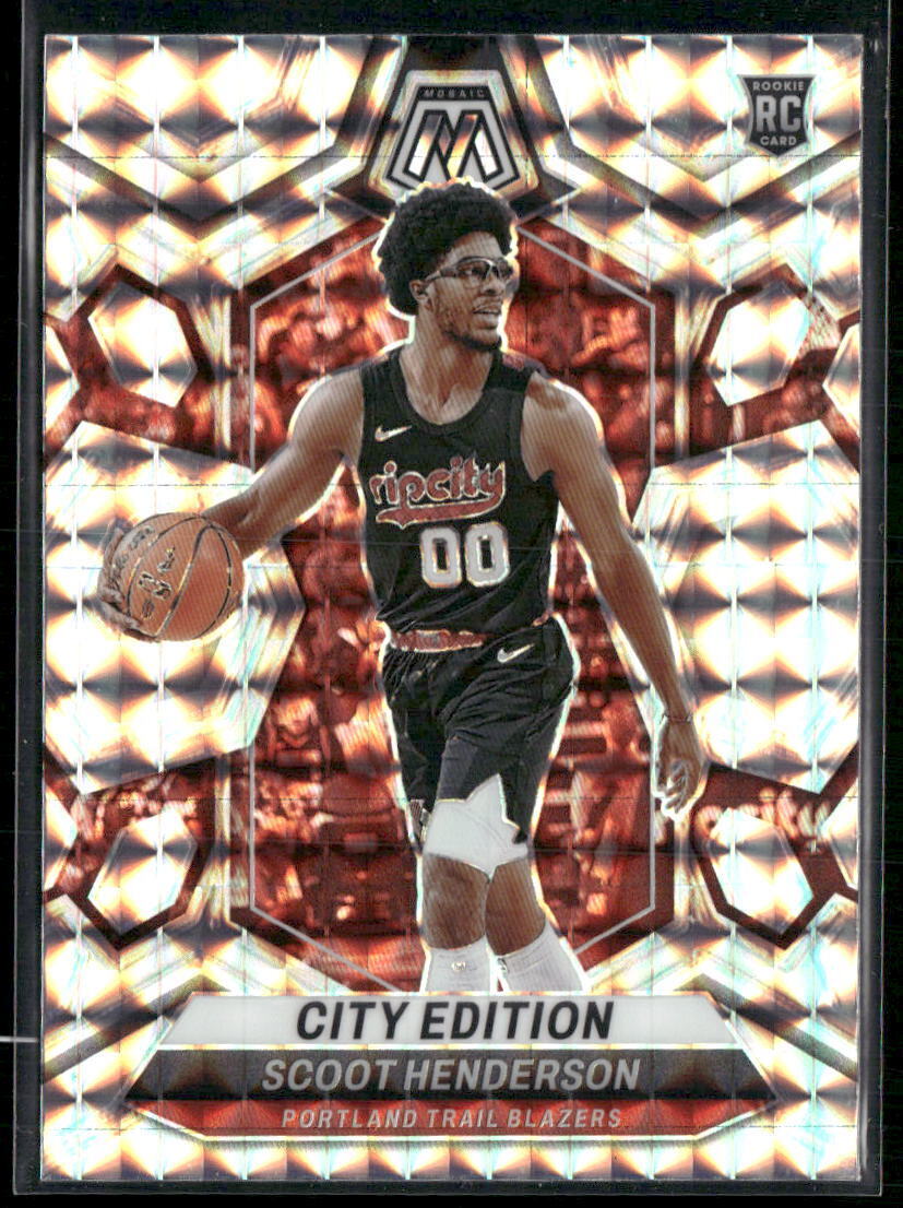 2023-24 Panini Mosaic #275 Scoot Henderson City Edition