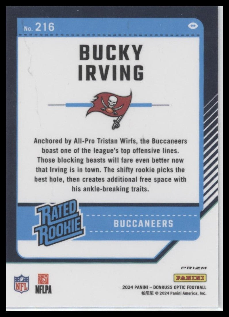 Bucky Irving 2024 Donruss Optic #216