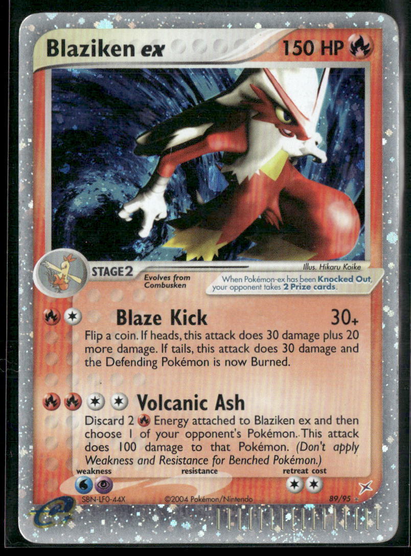 Pokemon Team Magma vs Team Aqua #89/95 Blaziken ex