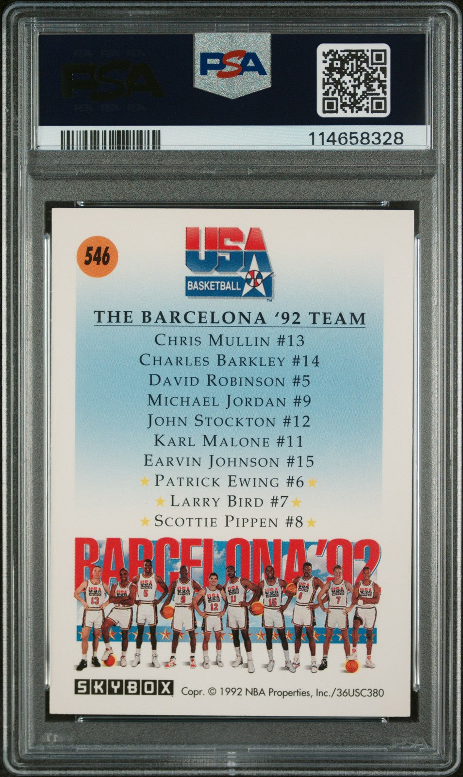 Team Usa 3 1991 Skybox #546 PSA 9