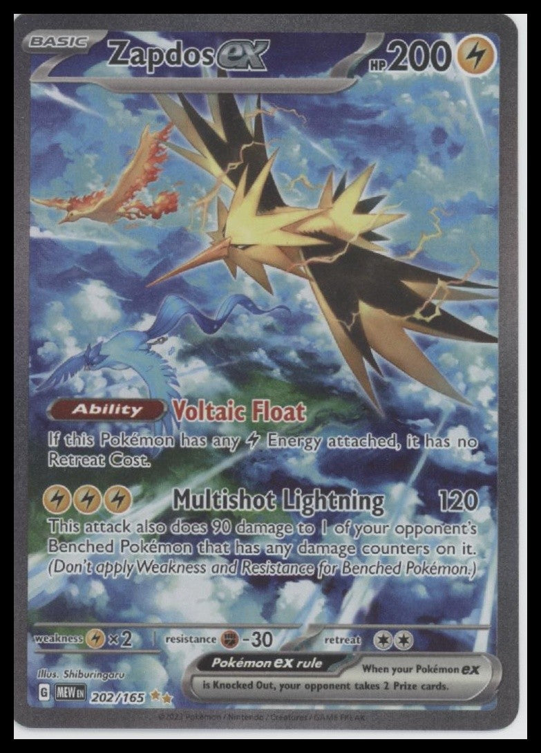 Zapdos ex SV: Scarlet & Violet 151 #202/165