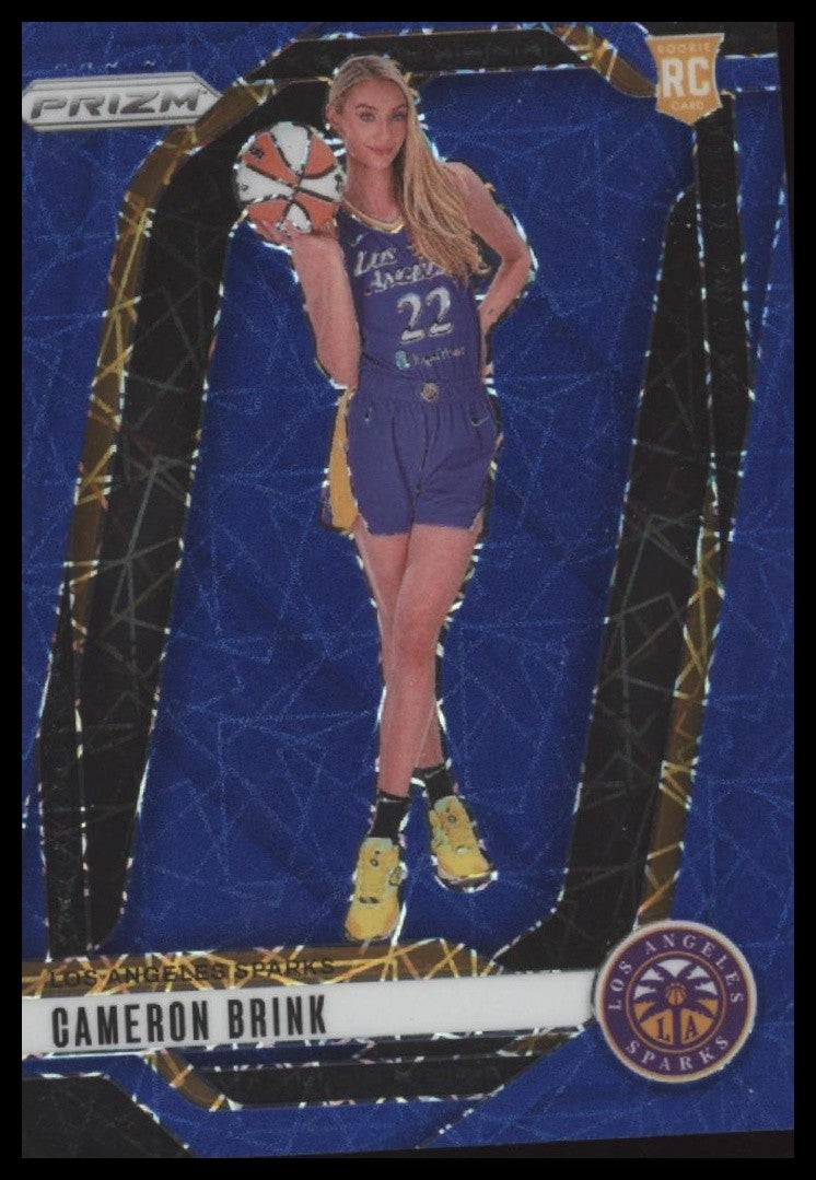 Cameron Brink 2024 Panini Prizm WNBA #143 Blue Velocity Prizms