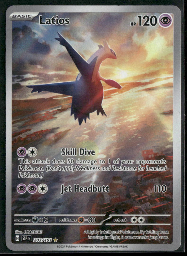 Pokemon SV08: Surging Sparks #203/191 Latios