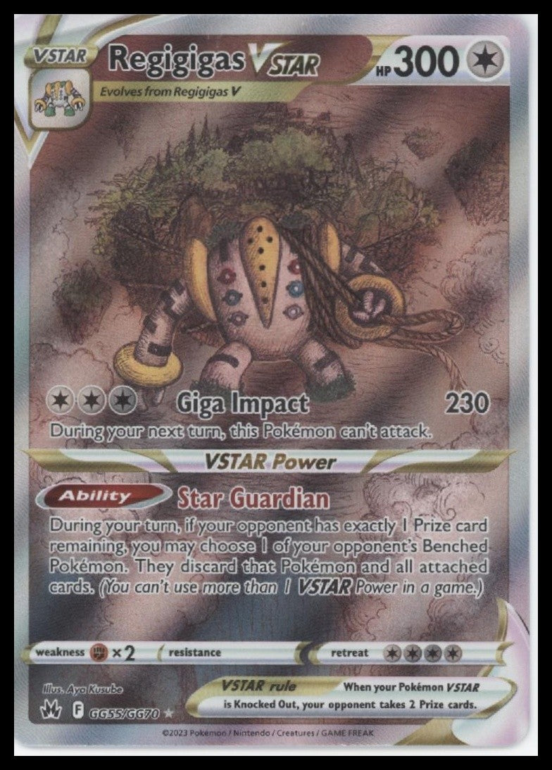 Regigigas VSTAR Crown Zenith: Galarian Gallery #GG55/GG70