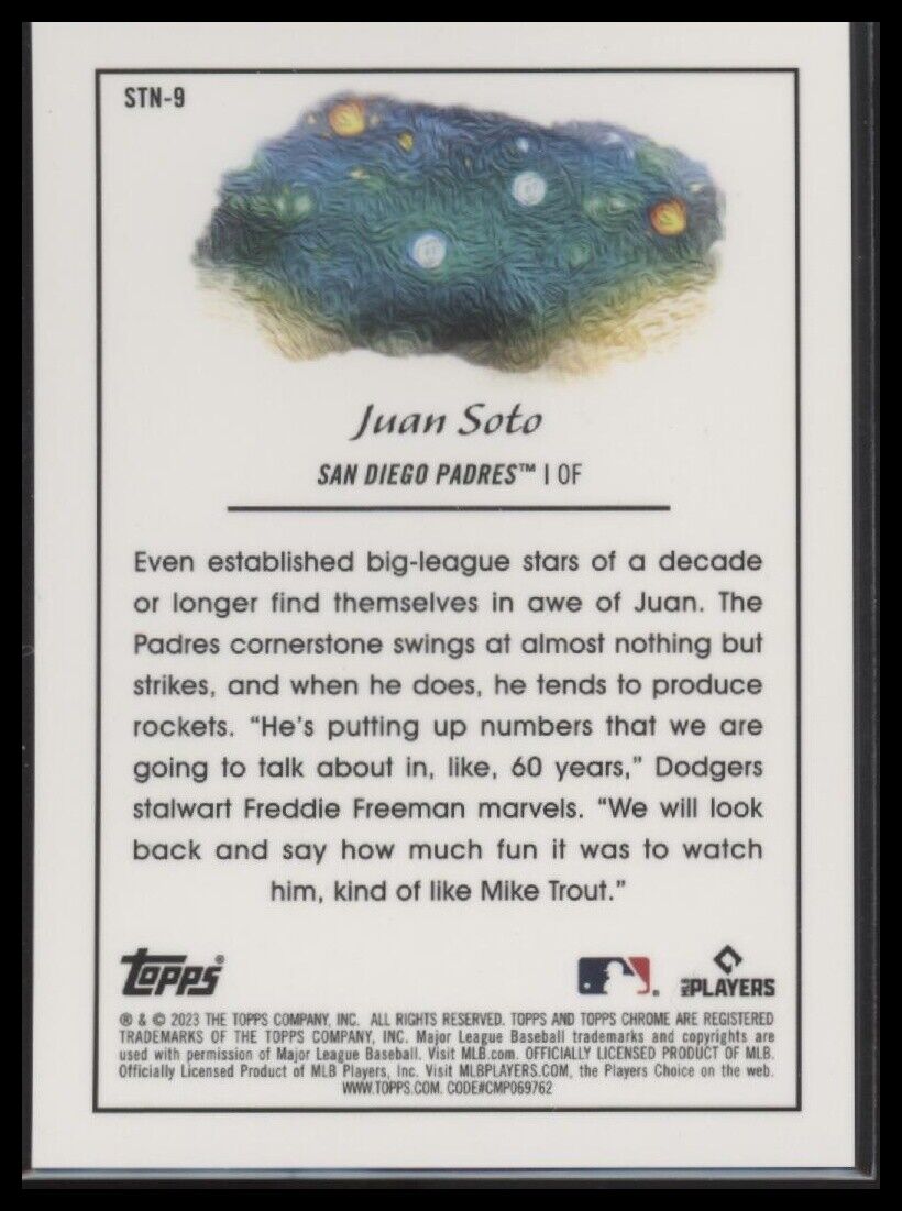 2023 Topps Cosmic Chrome #STN-9 Juan Soto Stars in the Night