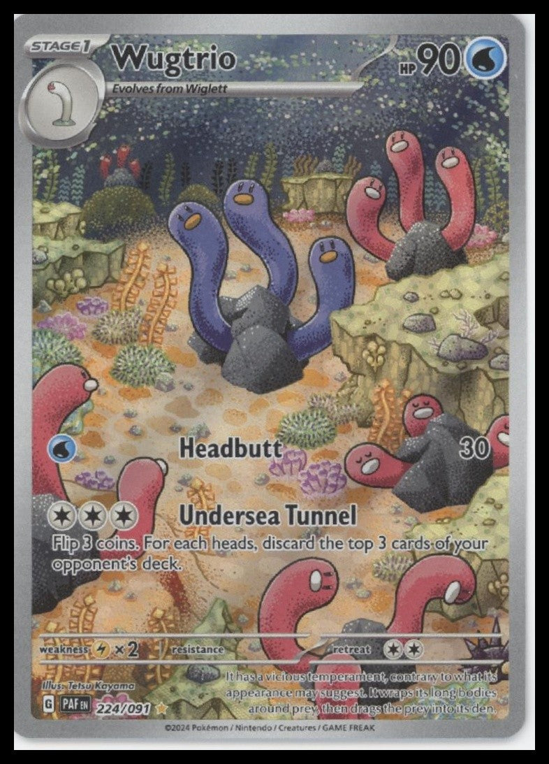 Wugtrio SV: Paldean Fates #224/091