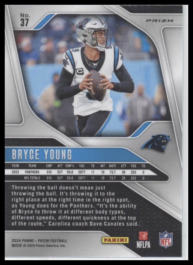 Bryce Young 2024 Panini Prizm #37 Green