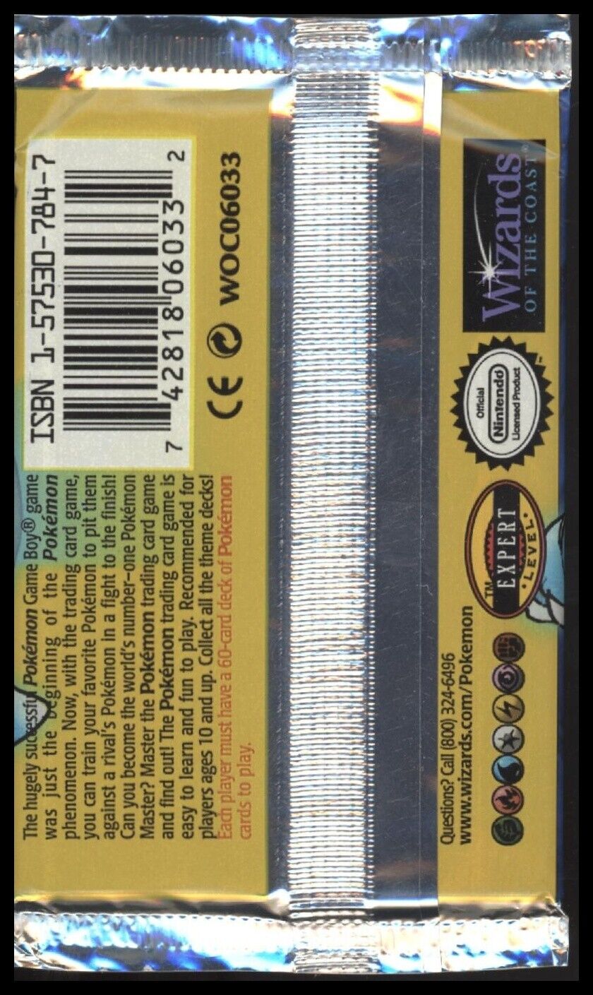 1999 Pokémon Base Set Booster Packs - Set of 3 - Full Art Set