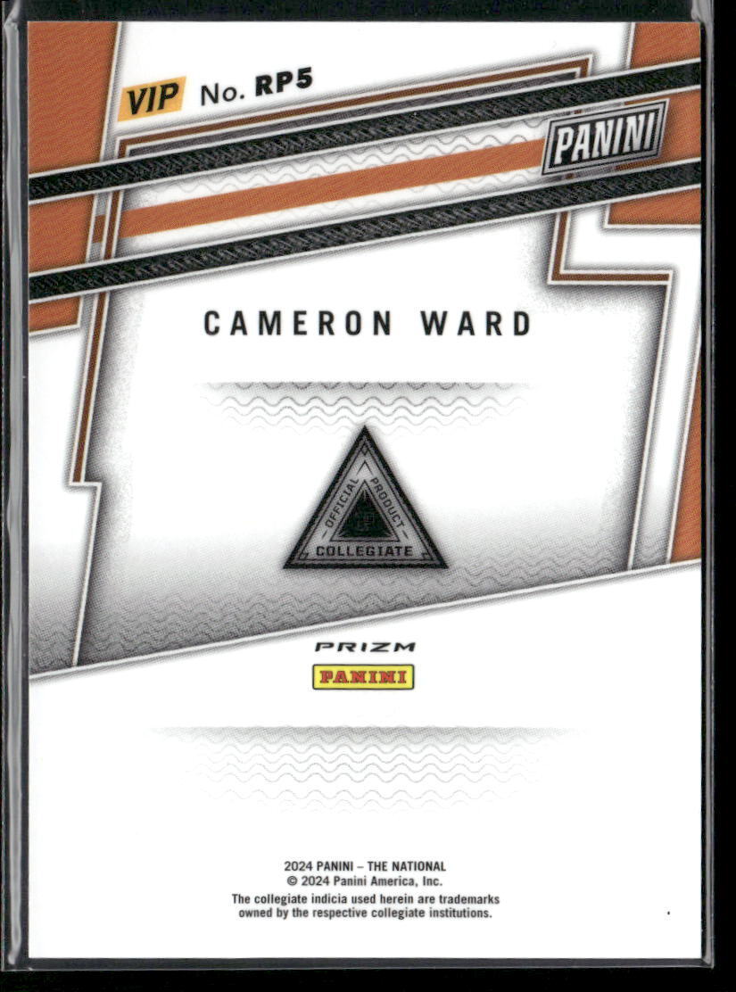 2024 Panini National VIP #RP5 Cameron Ward Prospects Prizm