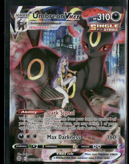 SWSH09: Brilliant Stars Trainer Gallery #TG23/TG30 Umbreon VMAX