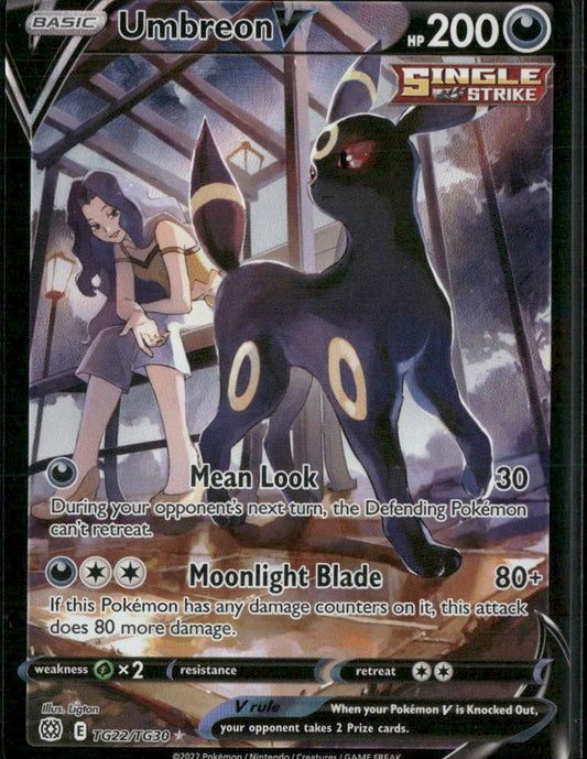 SWSH09: Brilliant Stars Trainer Gallery #TG22/TG30 Umbreon V