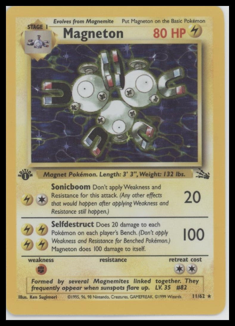 Magneton (11) Fossil #11/62 - 1st Edition