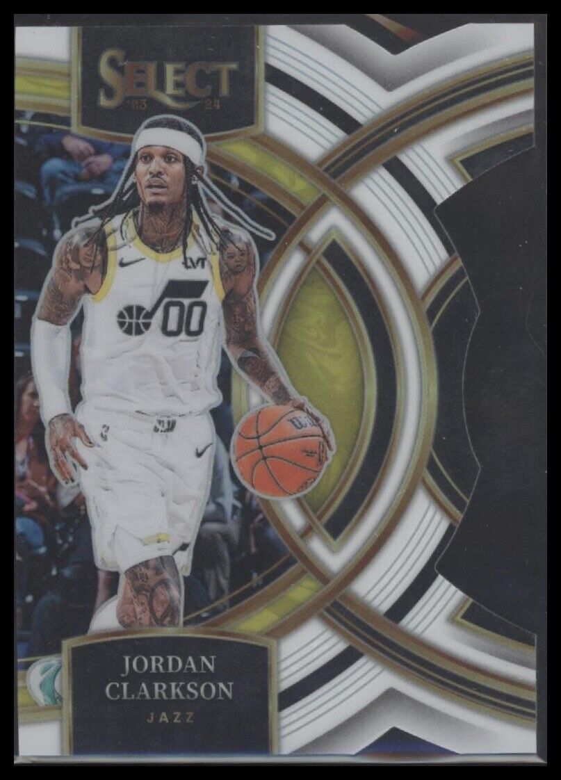 2023-24 Panini Select #168 Jordan Clarkson White Prizms #/149