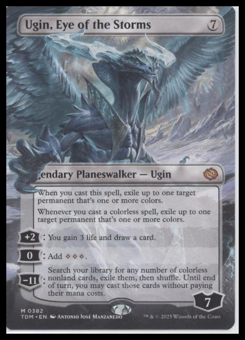 Ugin, Eye of the Storms (Borderless) Tarkir: Dragonstorm #382