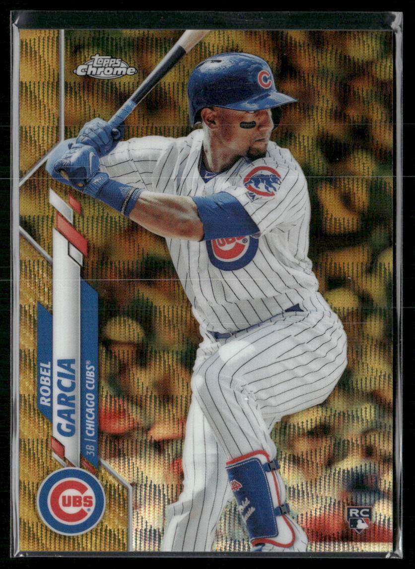 2020 Topps Chrome #181 Robel Garcia Gold Refractor #/50