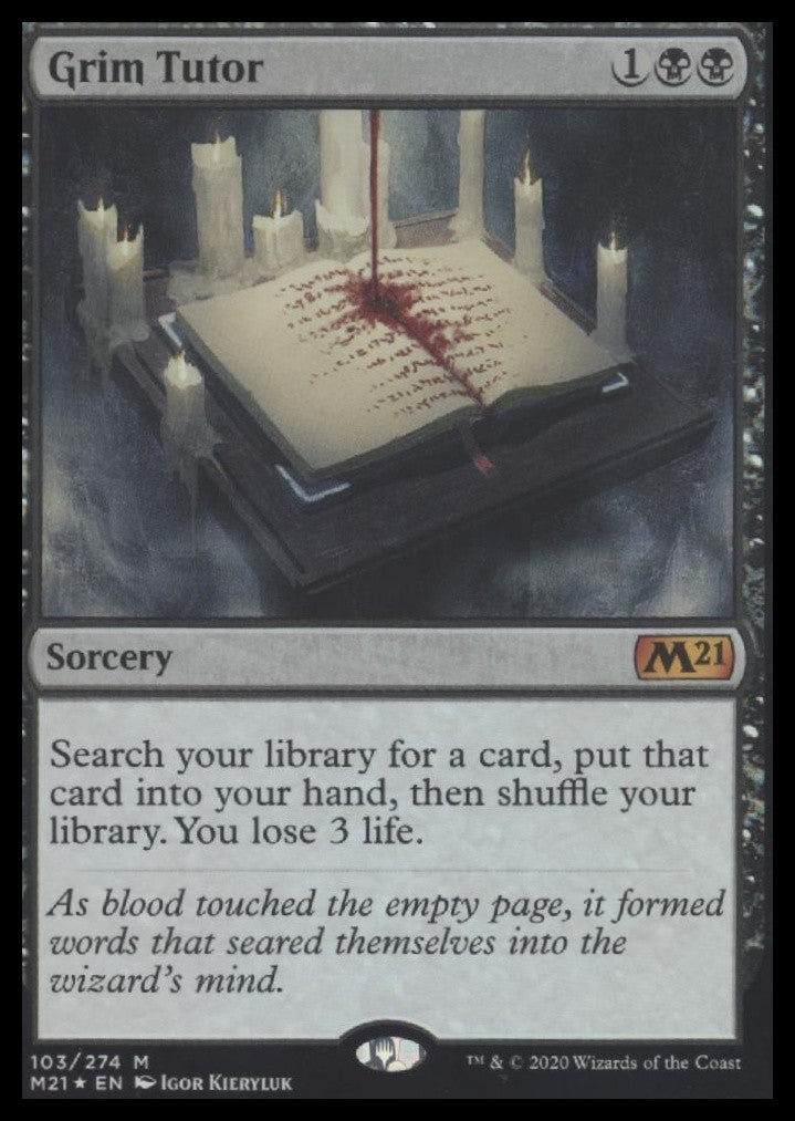 Grim Tutor Core Set 2021 #103