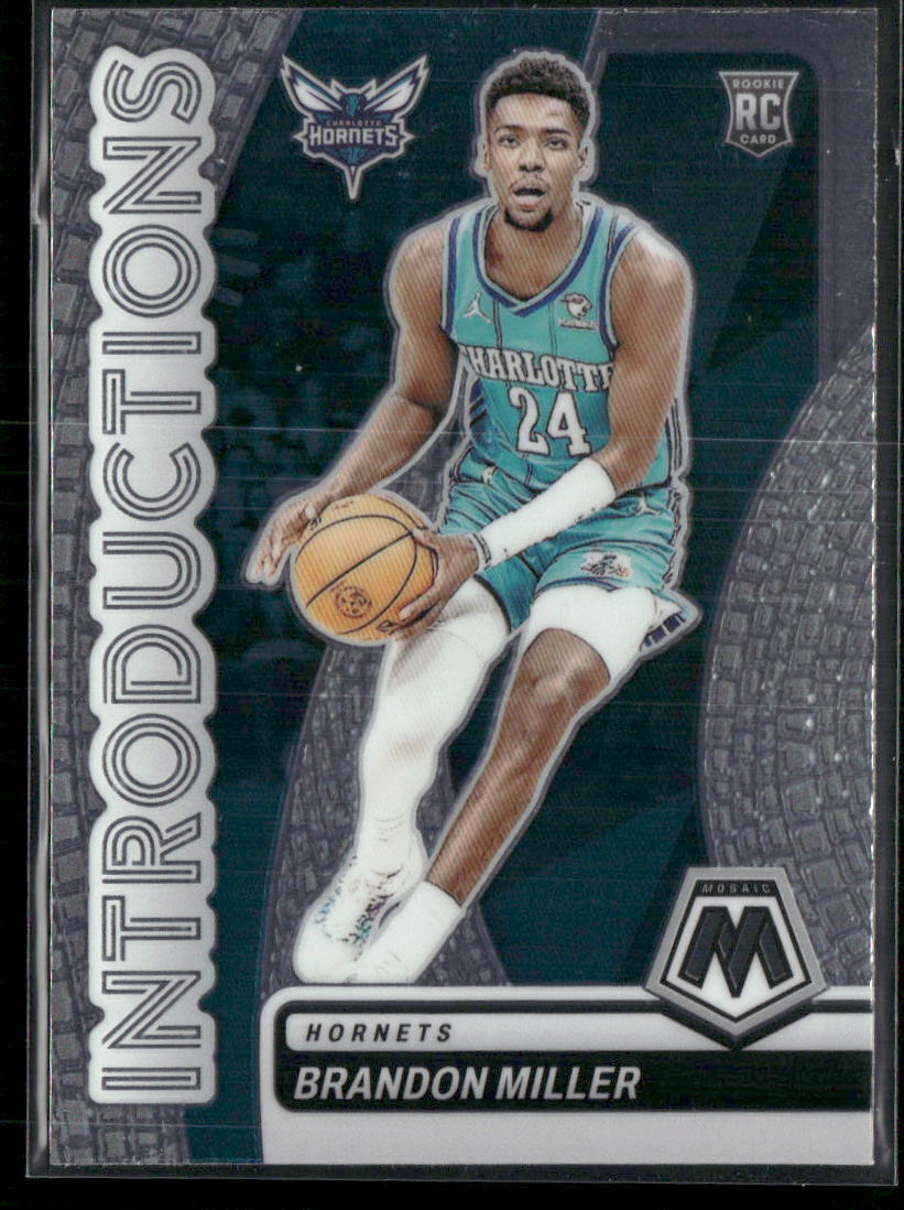 2023-24 Panini Mosaic #13 Brandon Miller Introductions