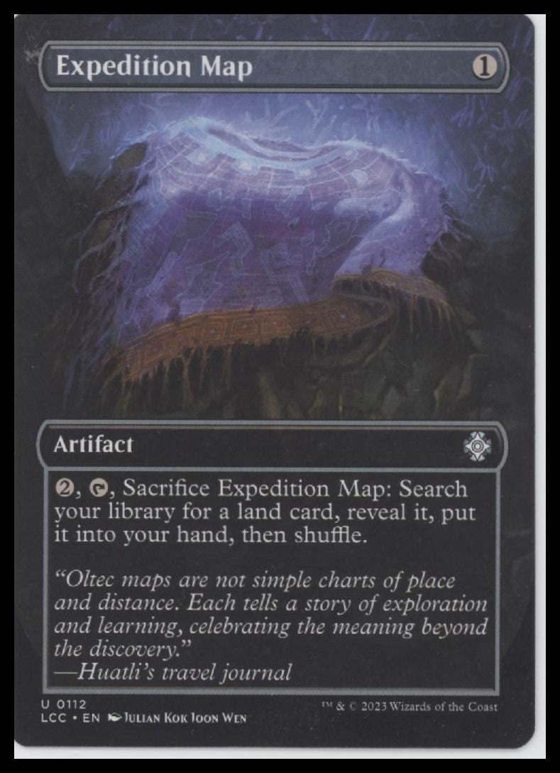 Expedition Map (Borderless) Commander: The Lost Caverns of Ixalan #112