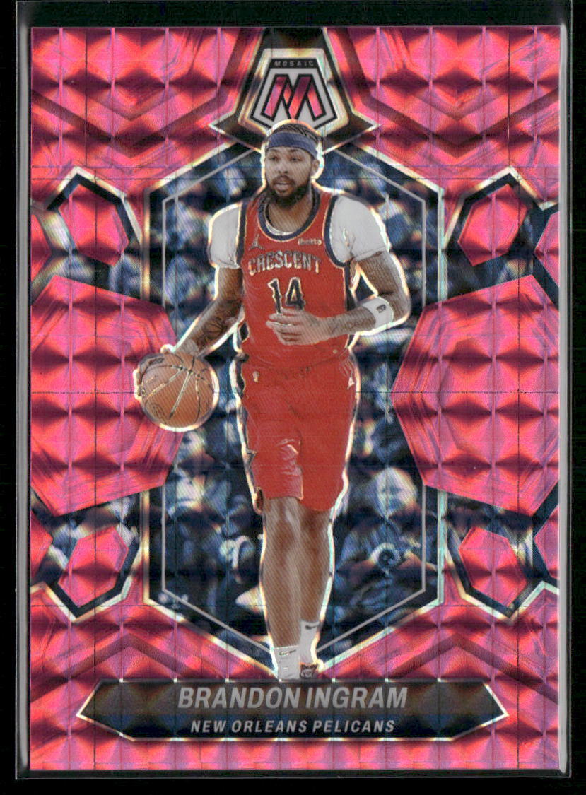 2023-24 Panini Mosaic #174 Brandon Ingram Pink #/149