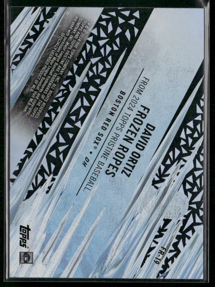 2024 Topps Pristine #FR-19 David Ortiz Frozen Ropes