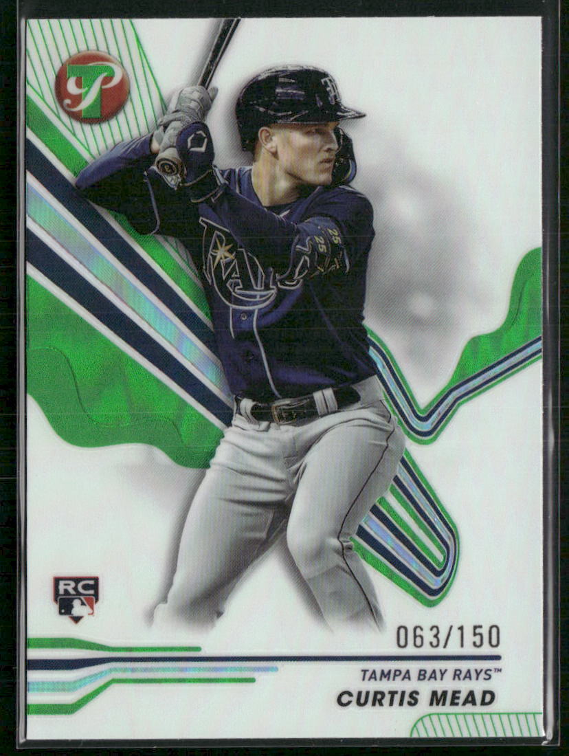 2024 Topps Pristine #215 Curtis Mead Green Refractors #/150