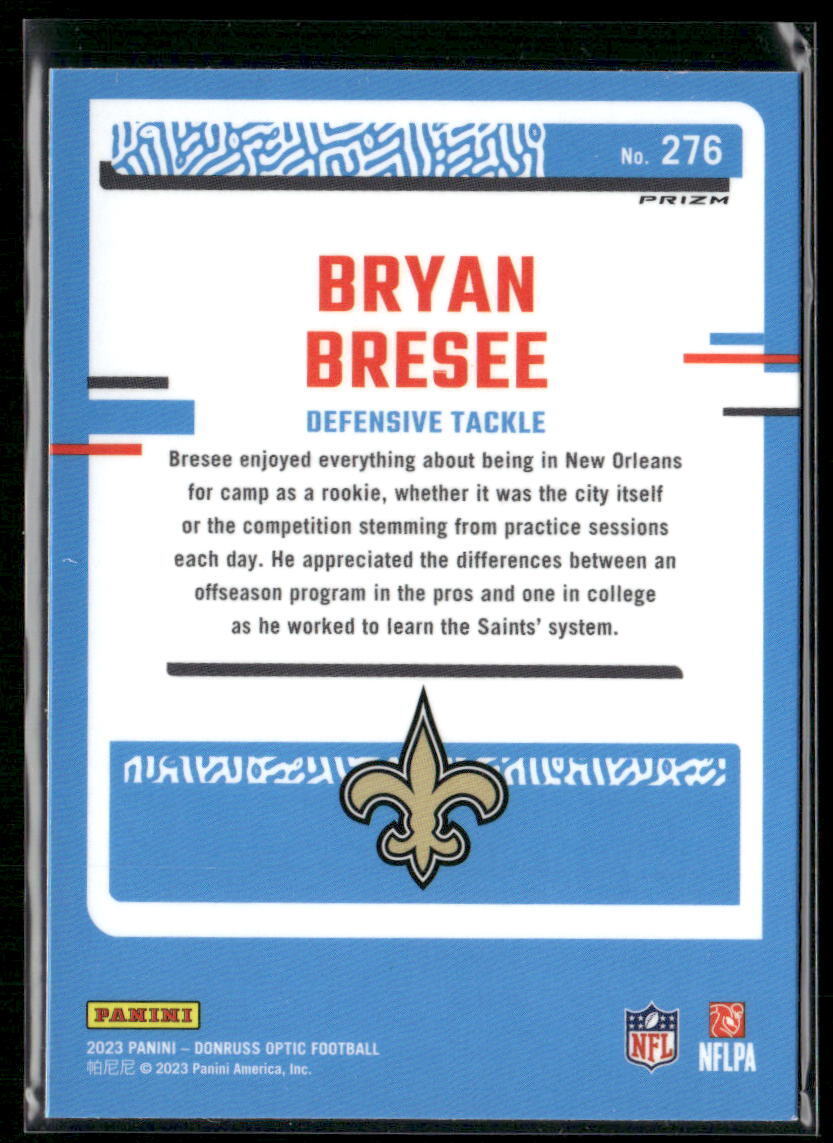2023 Donruss Optic #276 Bryan Bresee Red Mojo