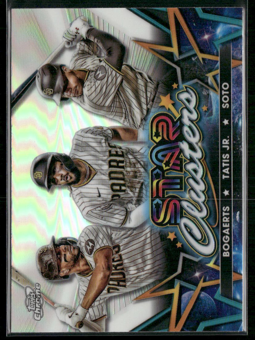 Topps Cosmic Chrome Fernando Tatis Jr. /Juan Soto/ Xander Bogaerts Star Cluster