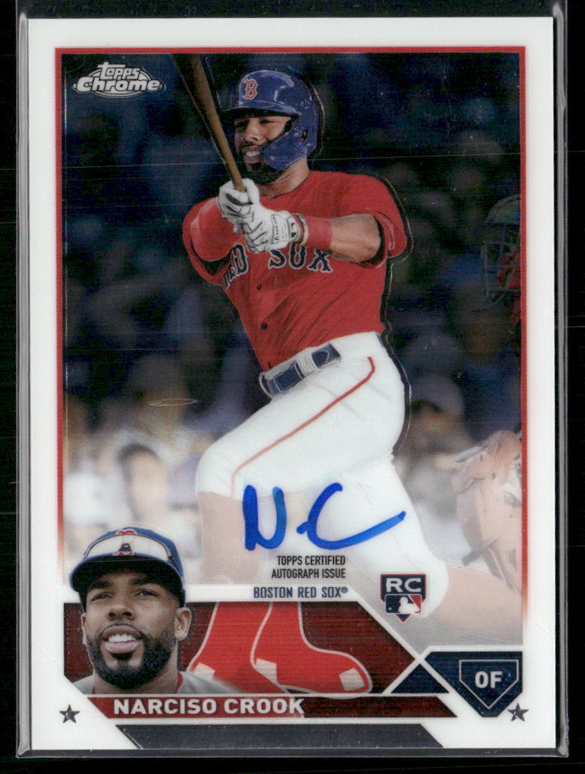 2023 Topps Chrome Update Narciso Crook Autographs