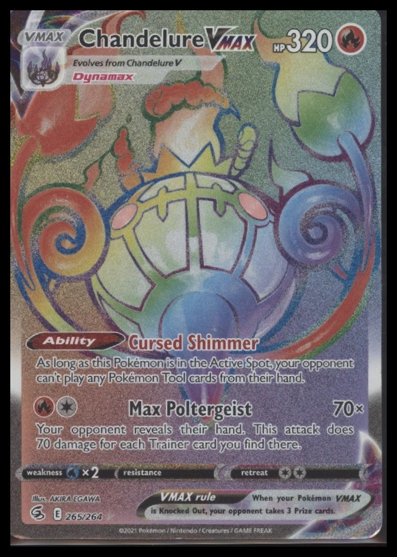 Chandelure VMAX (Secret) SWSH08: Fusion Strike #265/264