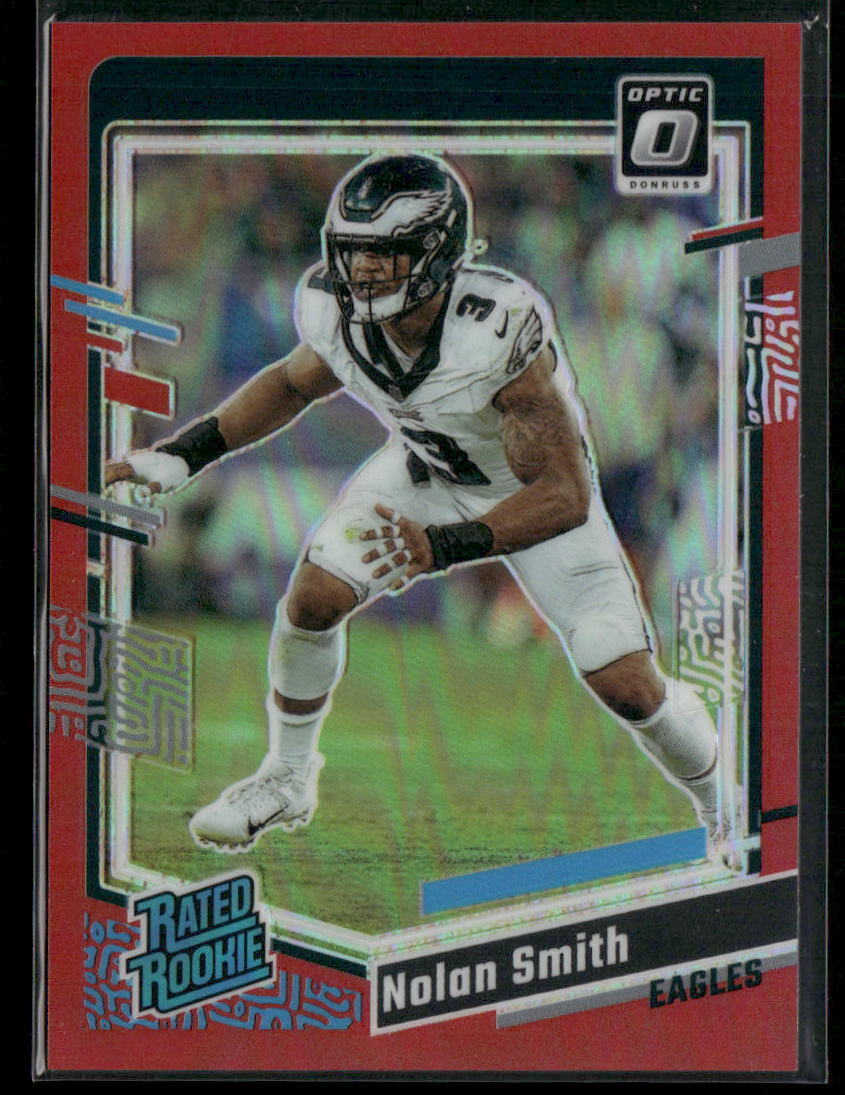 2023 Donruss Optic #283 Nolan Smith Red #/99