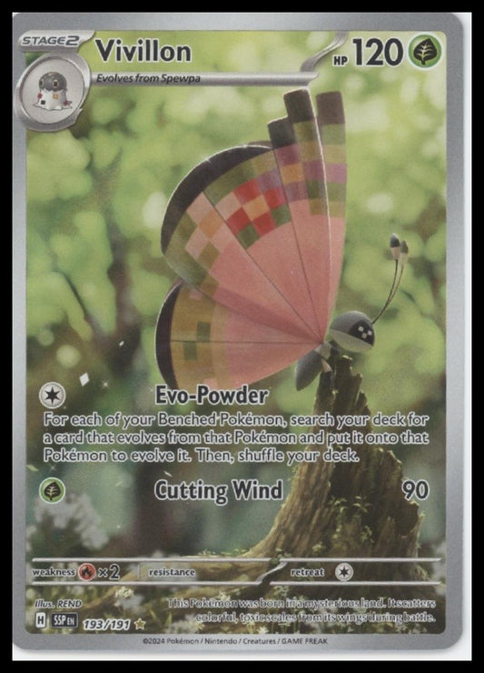 Vivillon SV08: Surging Sparks #193/191