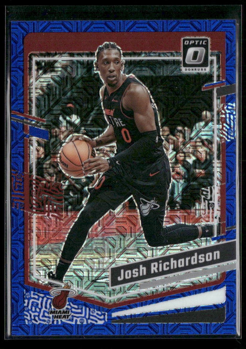 2023-24 Donruss Optic #98 Josh Richardson Choice Blue Mojo #/24