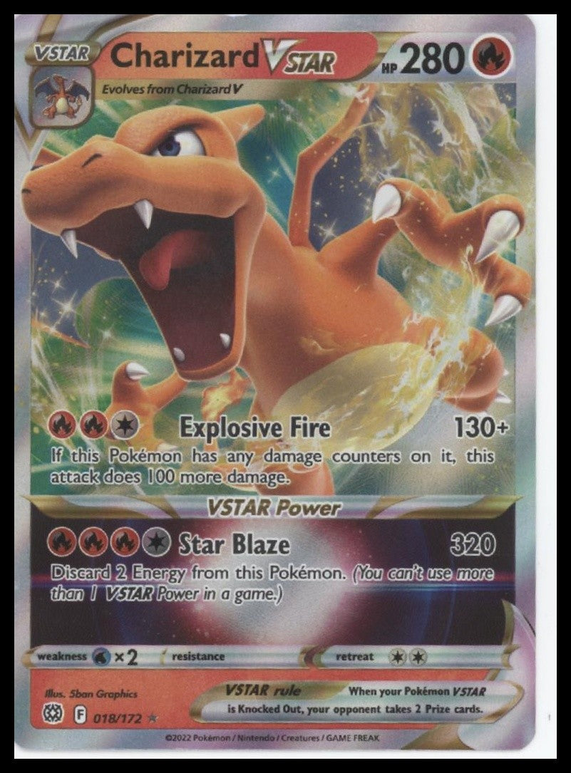 Charizard VSTAR SWSH09: Brilliant Stars #018/172