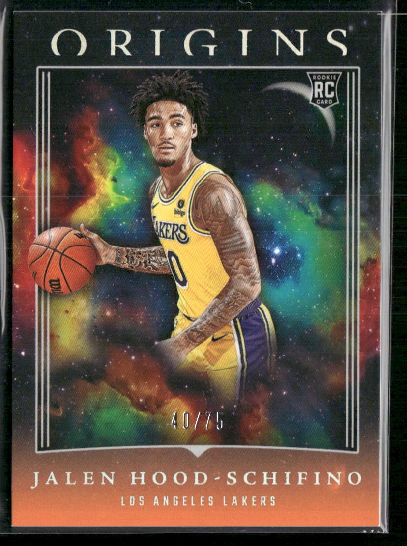 2023-24 Panini Origins #92 Jalen Hood-Schifino Orange #/75