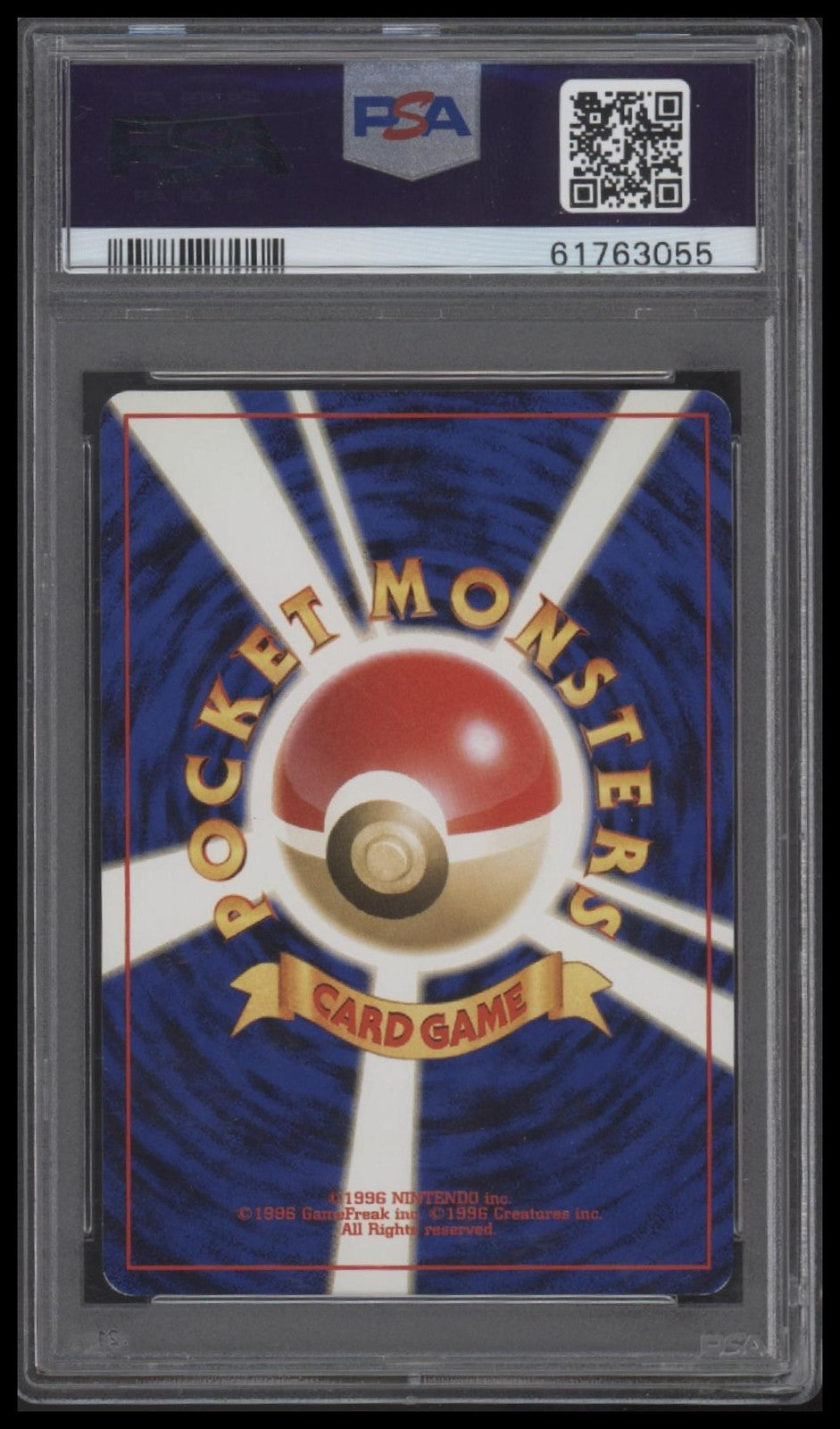 Dark Espeon-Holo 2001 Pokemon Japanese Neo 4 #196 PSA 8