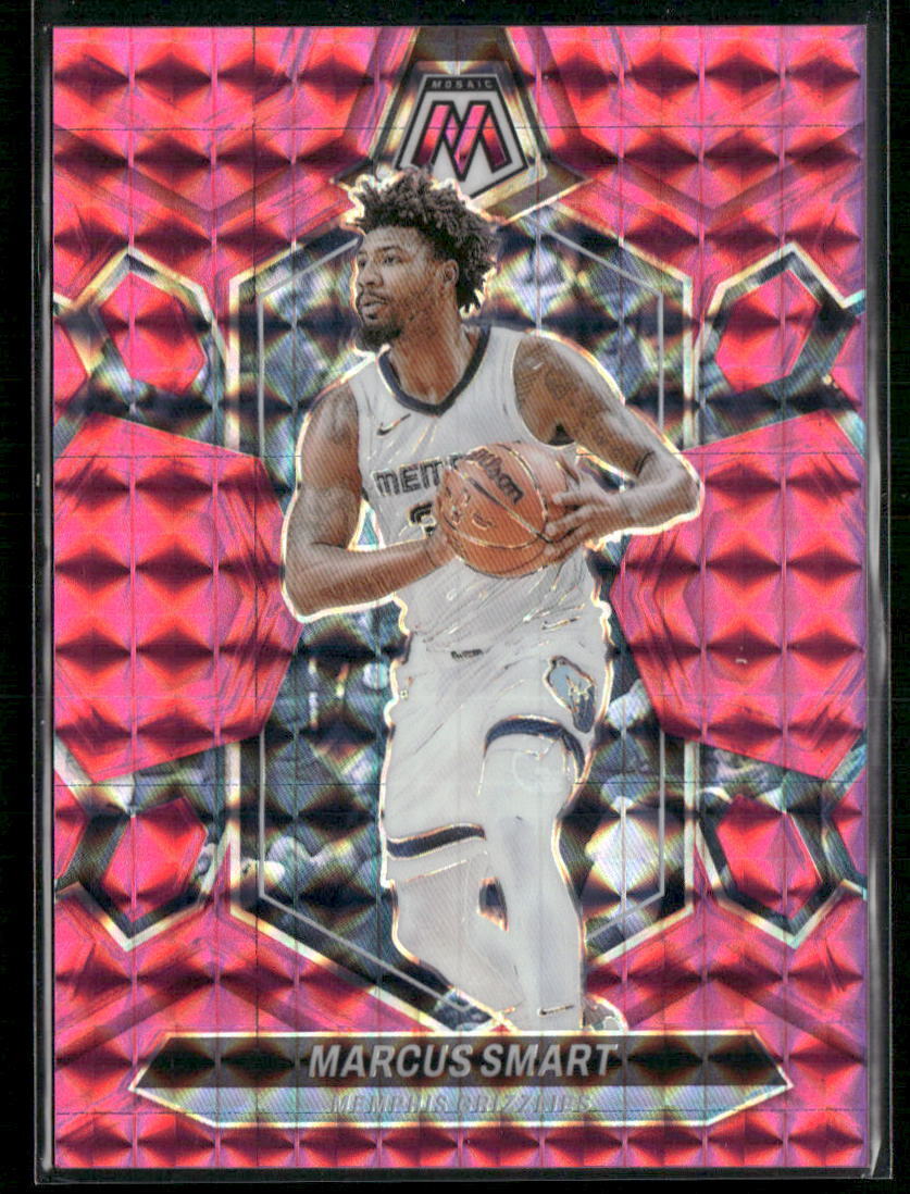 2023-24 Panini Mosaic #90 Marcus Smart Pink #/149