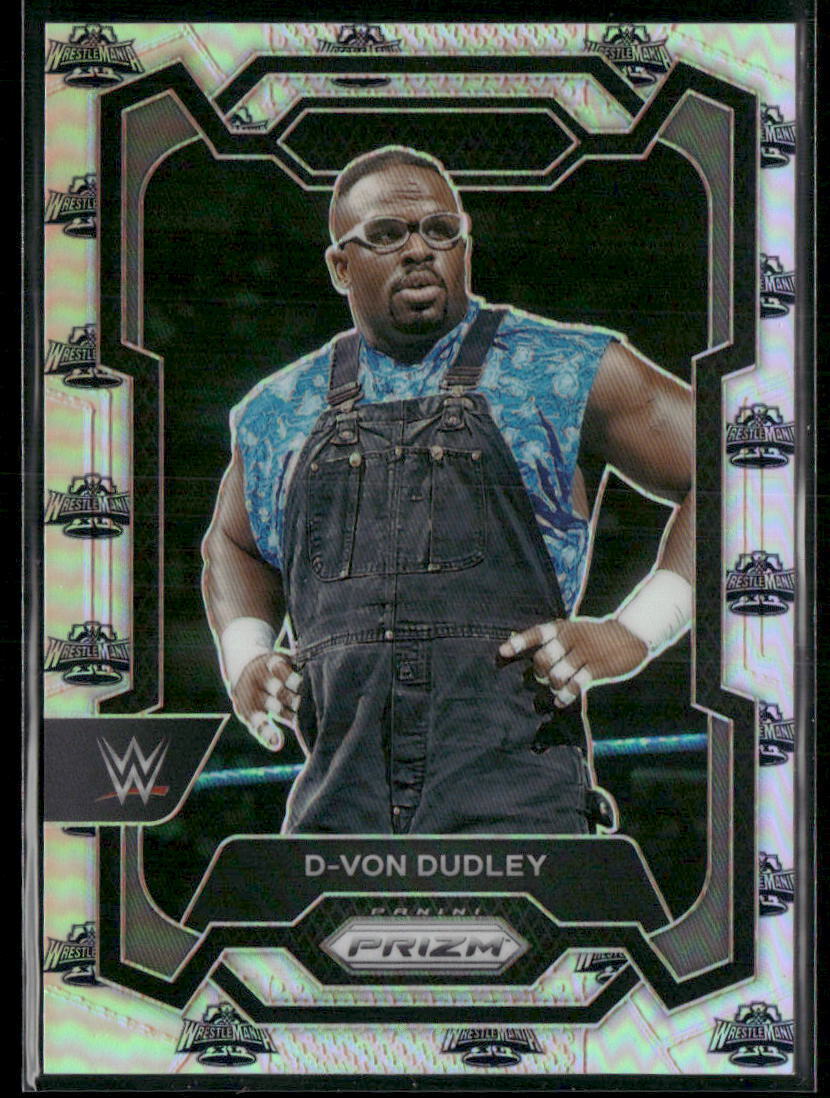 2024 Panini Prizm WWE #192 D-Von Dudley WrestleMania Prizms #/40