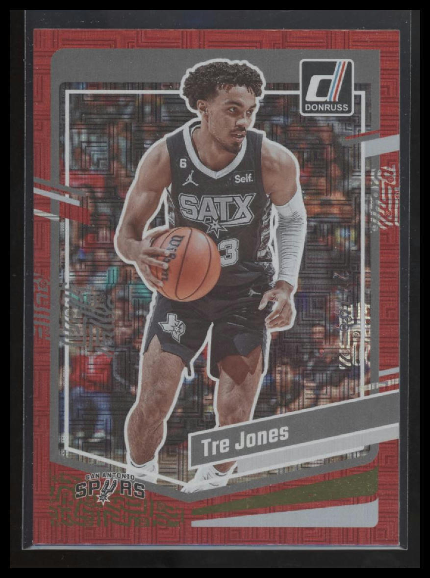 2023-24 Donruss #161 Tre Jones Red